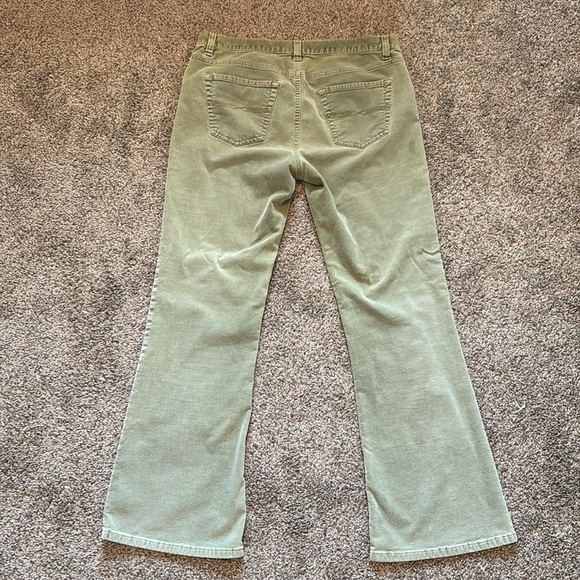Low Waist Sage Green Express Jeans - Picture 3 of 5